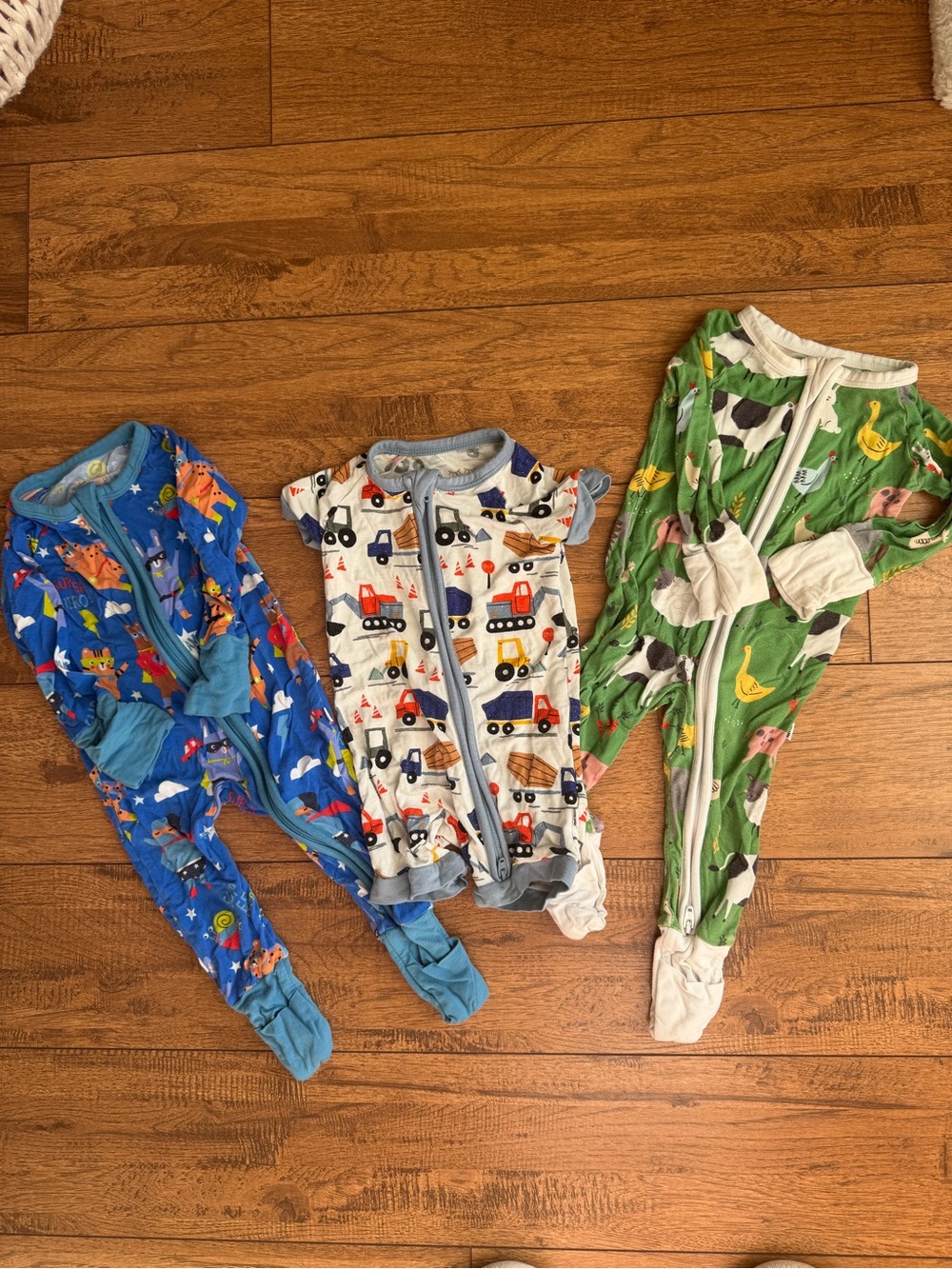 Little Sleepies Baby Boy 0-3 Month Bundle